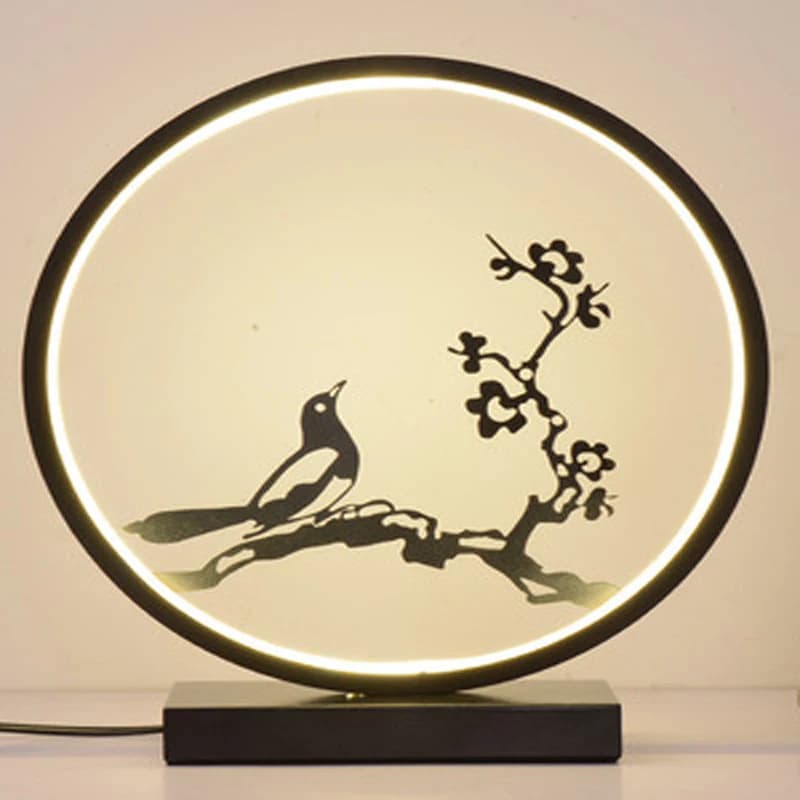 Table lamp Bedroom bedside lamp Desk Studio Dormitorio Eye protection Night light Decorative table lamp for retro living room