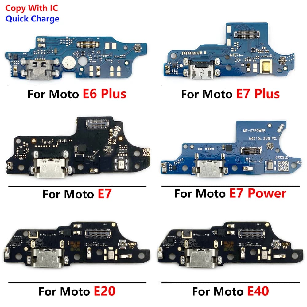 NUOVO Caricatore USB Porta di Ricarica Presa di corrente Connettore Micro Cavo della Scheda Per Motorola Moto E6S E40 E30 E20 E6 Plus E7 E7i Alimentazione E6i