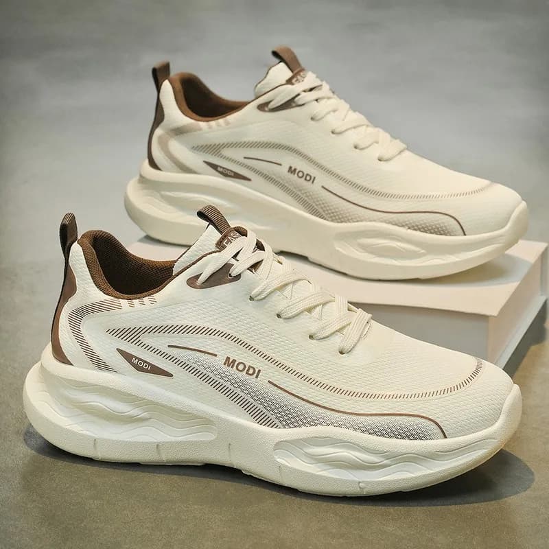 Nuove Sneakers da Uomo 2026 in Mesh Traspiranti Leggere Ammortizzanti Antiscivolo per Camminata e Corsa all'Aperto