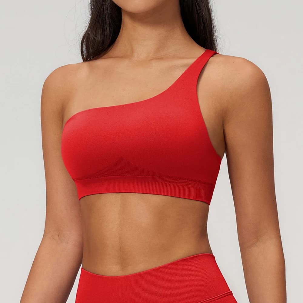 Reggiseno Sportivo Antiurto JUREN per Donne, Intimo Sportivo con Spalline Oblique, per Corsa, Fitness e Yoga