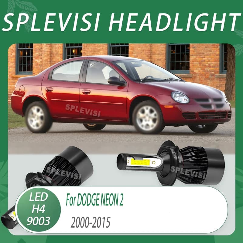 LED per camioncino e SUV Faro per DODGE NEON 2 2000 2001 2002 2003 2004 2005 2006 2007 2008 2009 2010 2011 2012-2015