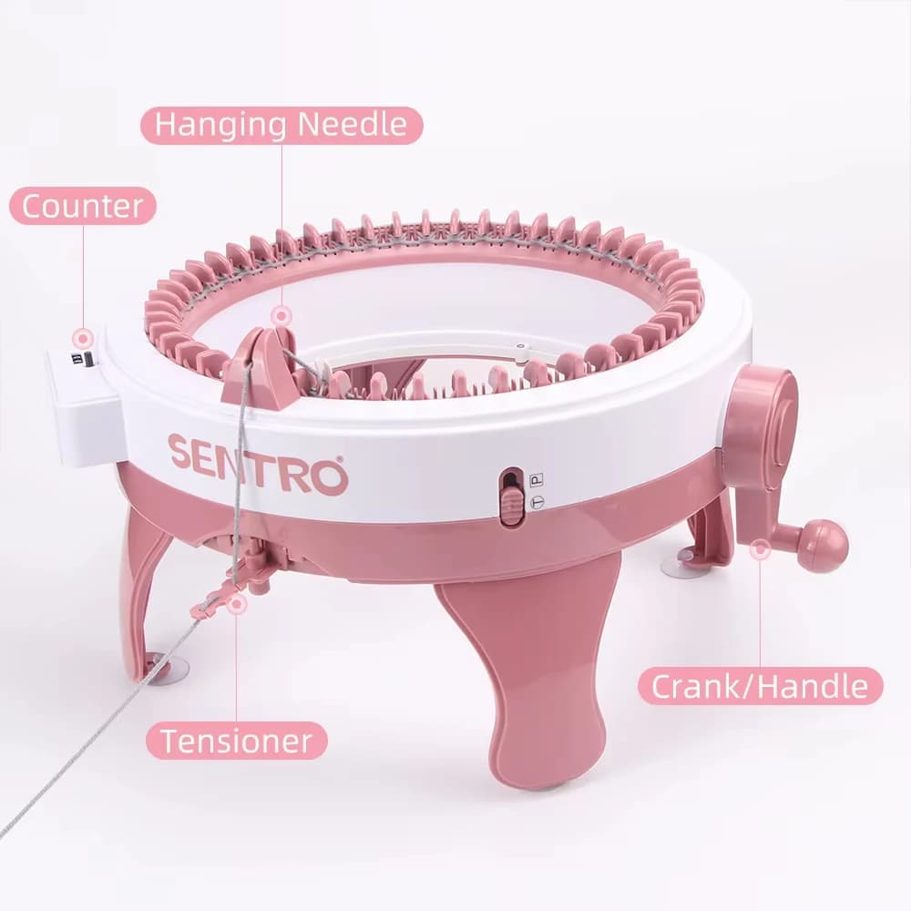 Tenditore di ricambio per parti/accessori originali per macchina per maglieria Sentro, ago per appendere rosa