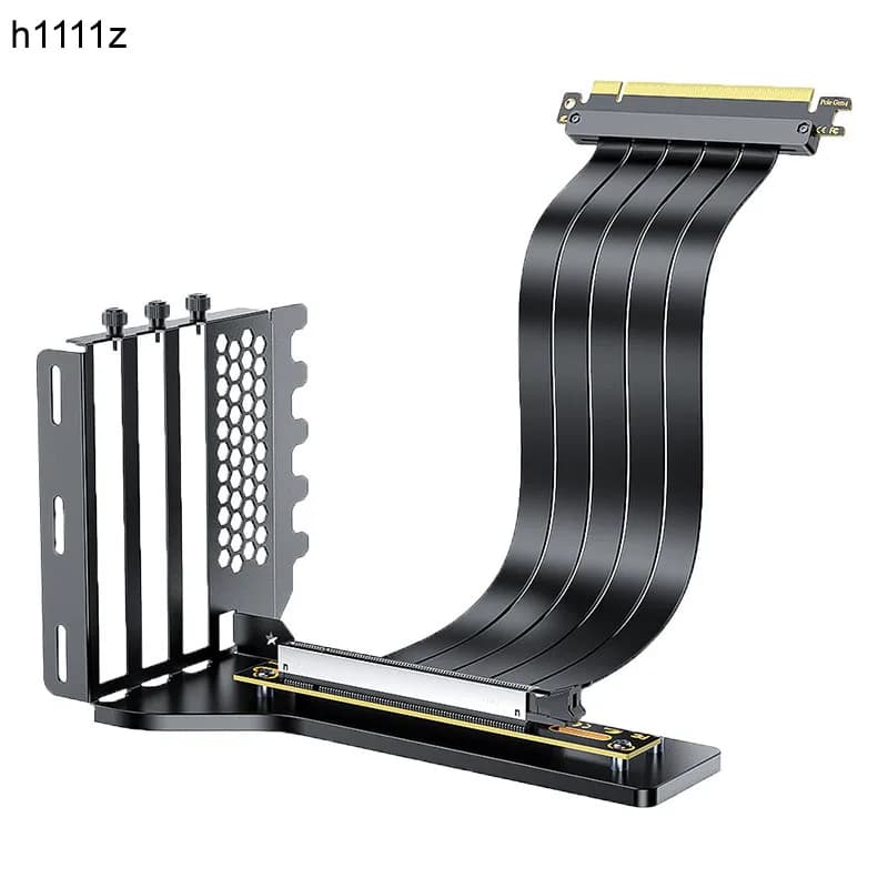 Scheda grafica VGA a 2/3 slot Supporto GPU verticale universale Riser Staffa di montaggio GPU verticale Stazione dock eGPU esterna per desktop