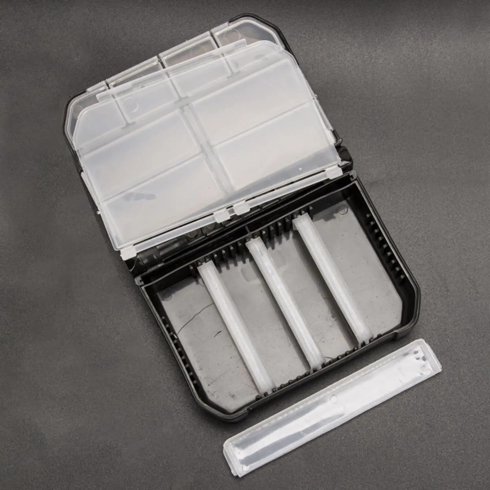 Fishing Tackle Box Double Sided Utility Boxes Clear Fishing Hook Organizer