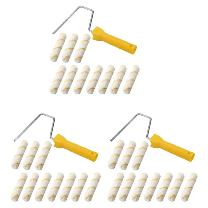 Kit di Rulli in Schiuma BYBS-33 Pezzi da 6 Pollici, Ricambi per Rulli di Pittura, Coperture per Rulli di Pittura, Kit di Rulli per Pittura per Riparazioni Domestiche