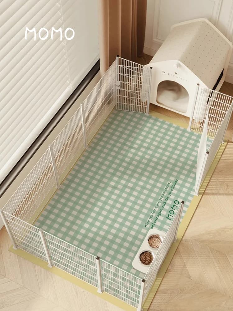 VIKAMA Tappetini specifici per animali domestici, cuccia per cani facile da mantenere, tappeti antiscivolo, recinzioni, gabbie per cani e tappetini per dormire