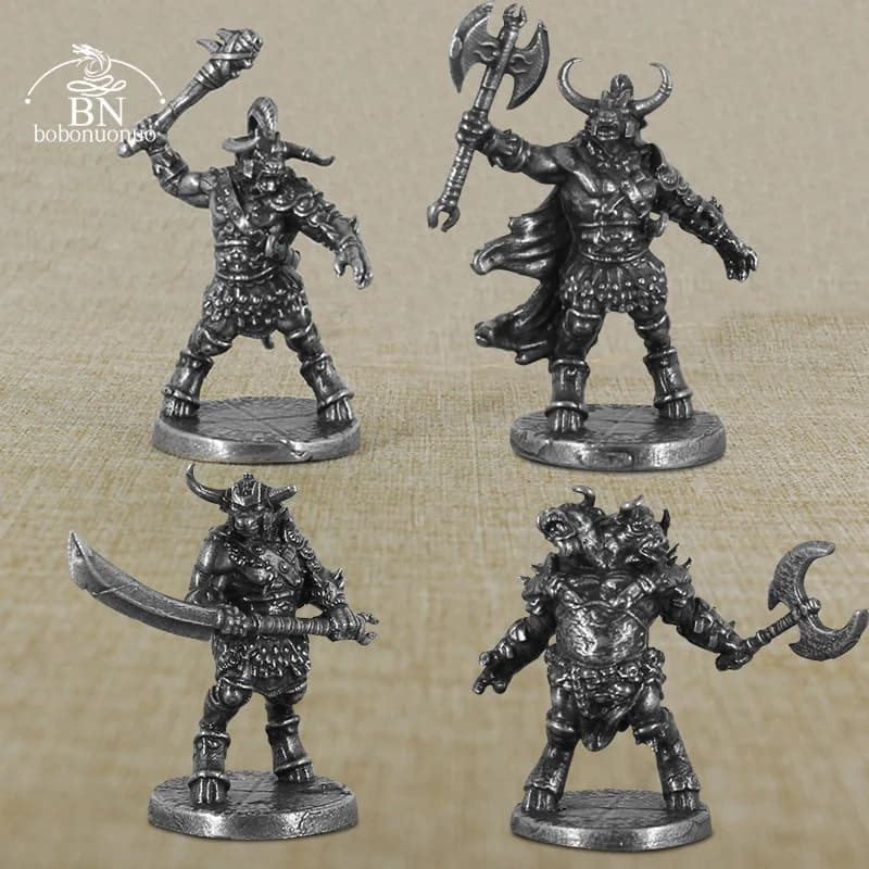 Mitologia greca Labirinto mininoano Minoan tauren soldato legione modelli gioco da tavolo scacchi collezioni in miniatura fatte a mano