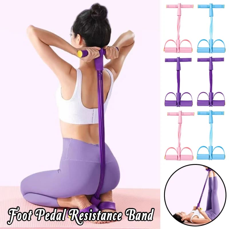 Pedal Extractor with Resistance Band Multifunction Voltage Cord Elastic Waxes for Yoga and Fitness sit-up support device for sports