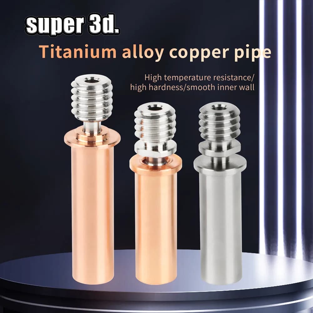 1/2 pezzi gola bimetallica CR6 SE rottura di calore alta temperatura rame rosso lega di titanio V6 gola per Anycubic VYPER Mega S Mega Pro