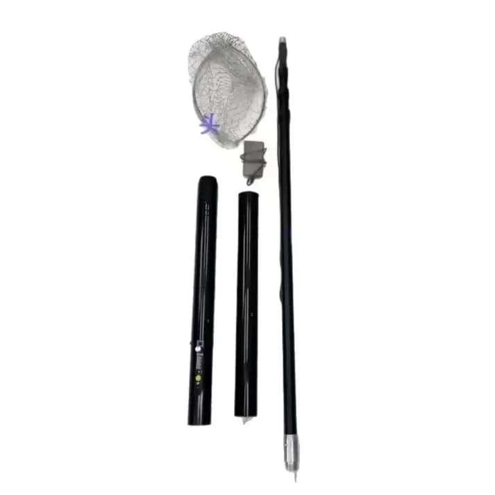 ZHUO RUN 4.2m 5000/9000W Aluminum Alloy Ultra-light Fishing Tool Electric Automatic Telescopic Fishing Net