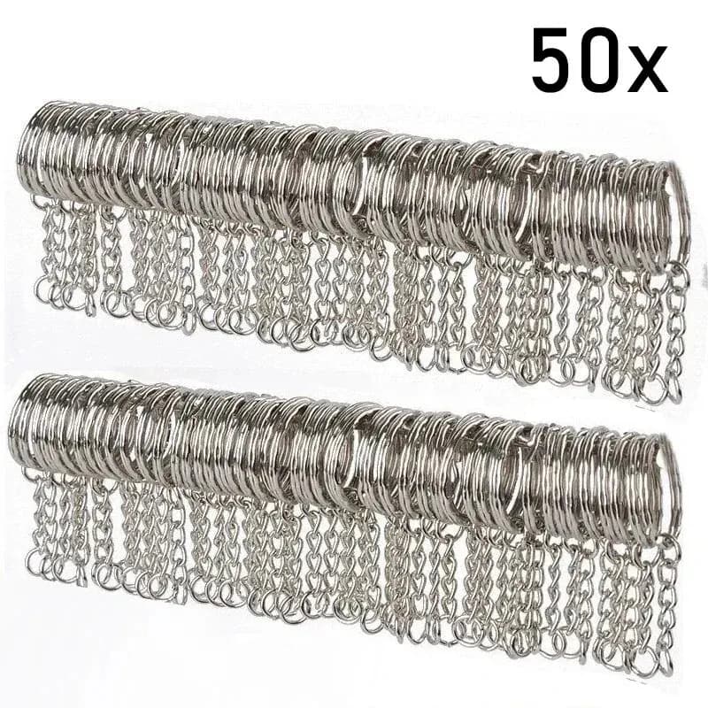 25 mm flat ring * 50 pieces, metal circular buckle, round ring, smooth dog buckle, embossed circular ring, hanging buckle, hook buckle