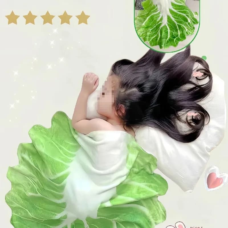 Coperta in peluche Bok Choy – Coperta in peluche 100% poliestere, morbida e calda per l'inverno, regalo divertente per donne appassionate di cibo e amanti delle piante''
