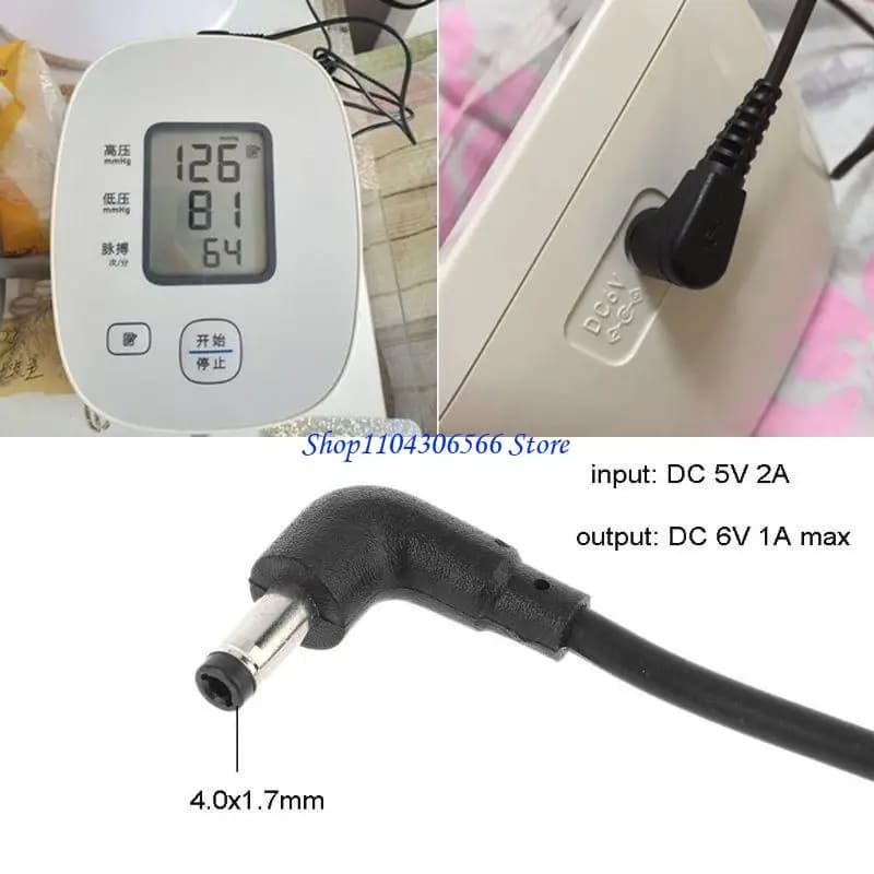 02DD per 6V Switch Switch Adattatore alimentatore per pressione sanguigna