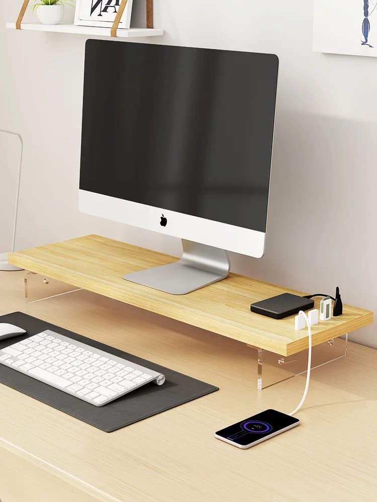 Acrylic Cuter Monitor Stand Office Desktop Storage Notebook Ra Simple Modern Sle Economical Acrylic Display elf