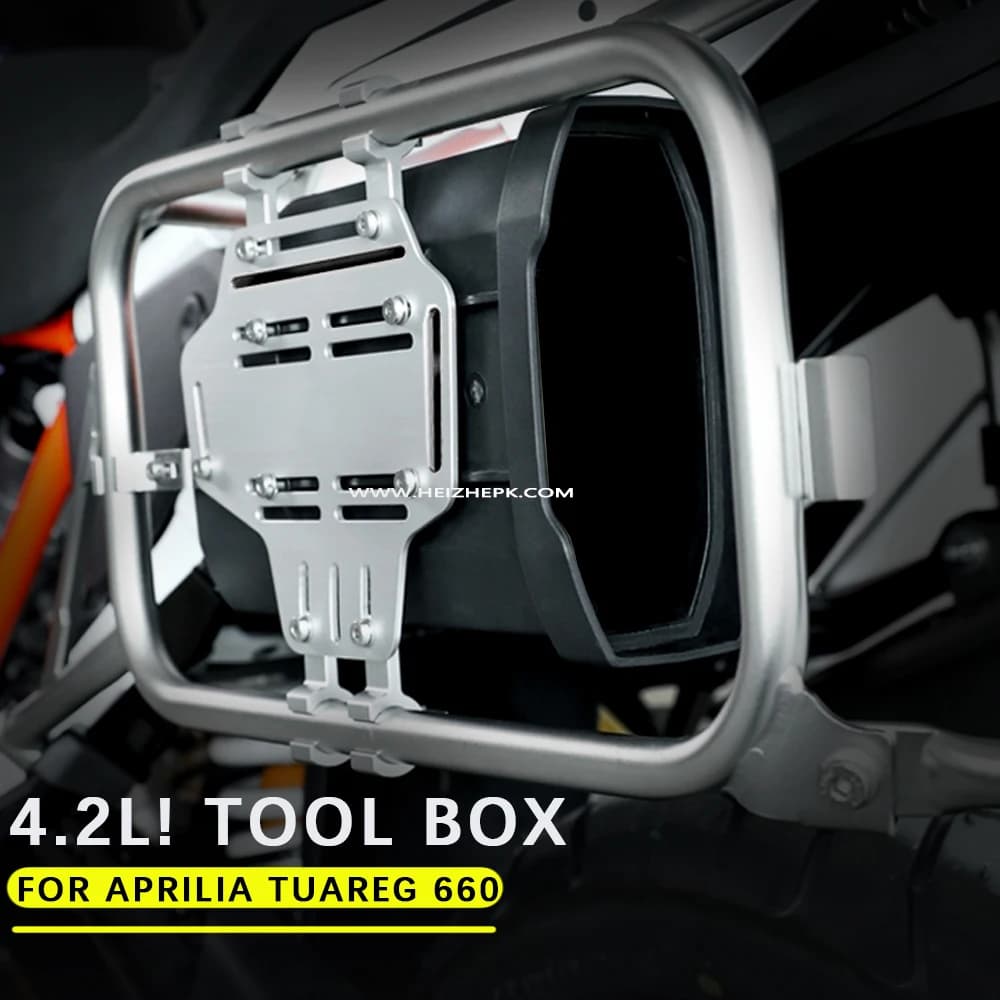 NUOVA cassetta degli attrezzi laterale PER APRILIA TUAREG 660 cassetta degli attrezzi cassetta degli attrezzi decorativa laterale impermeabile cassetta degli attrezzi laterale di primo soccorso/kit di guasto