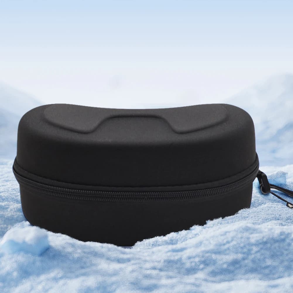 Scatola per occhiali da snowboard Custodia per occhiali in EVA Custodia impermeabile per occhiali da sci Custodia antipolvere per sport all'aria aperta