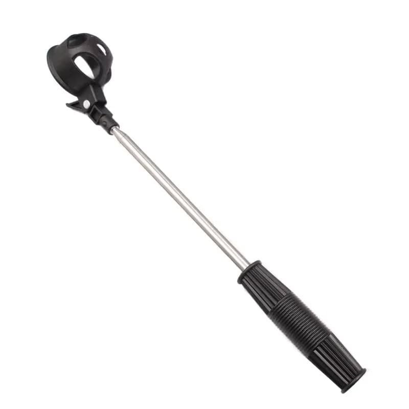 HTMCK Golf Ball Retriever for Water - Telescopic Portable Stainless Steel Golf Ball Picker with Automatic Locking Scoop