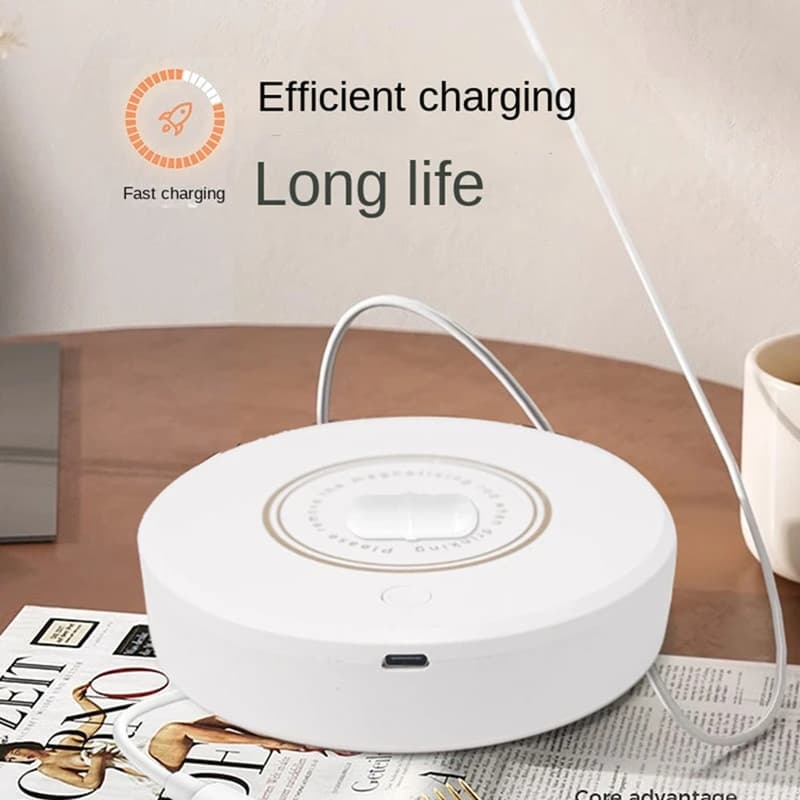 Agitatore magnetico compatto, mini miscelatore automatico per bevande, ricaricabile tramite USB-C, adatto per tazze di vetro e ceramica