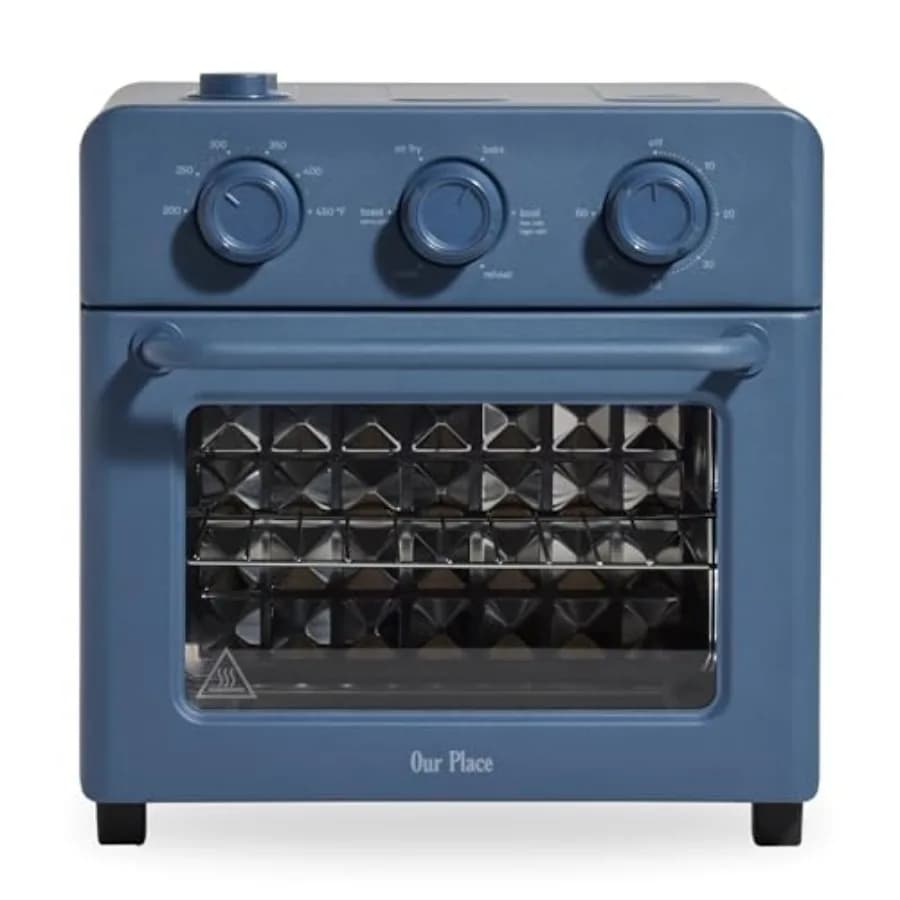Combined oven made of 13 QT stainless steel with function Air and Cestello fryer, Grill, Toast tray and baking tray, Roast, Cooking Oven, Heat, Grill, Cooking Steam