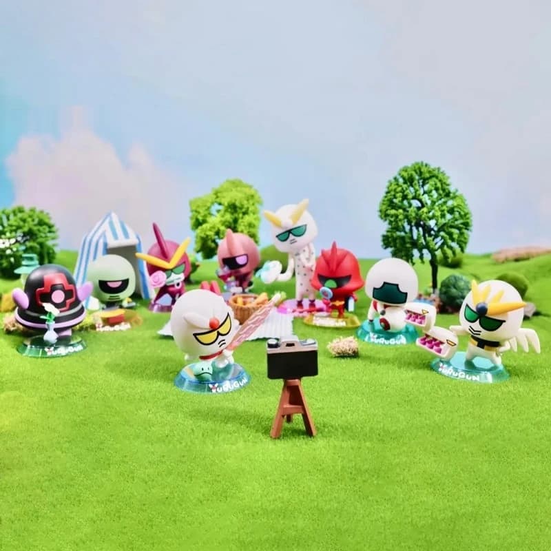 Genuino Bandai Yurarik Serie Cieca Scatola Q Versione Figura Unicorno Gundam Modello di Bambola Tendenza Giocattolo Ornamenti Per I Ragazzi Regalo Di Compleanno