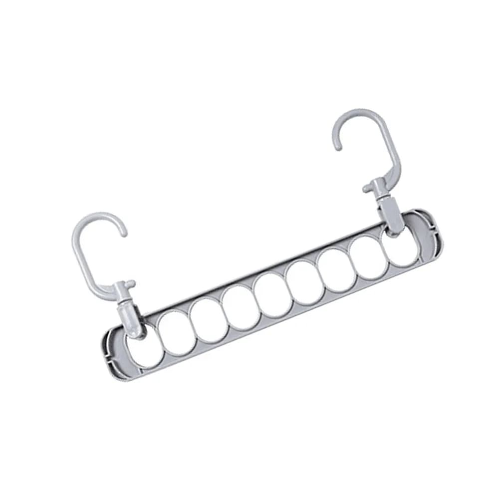 5Pcs 9-Hole Hanging Clothes Organizer Multifunctional Space Saving Rack for Closet Storage Hanger Rack Clothes Storage Hanger