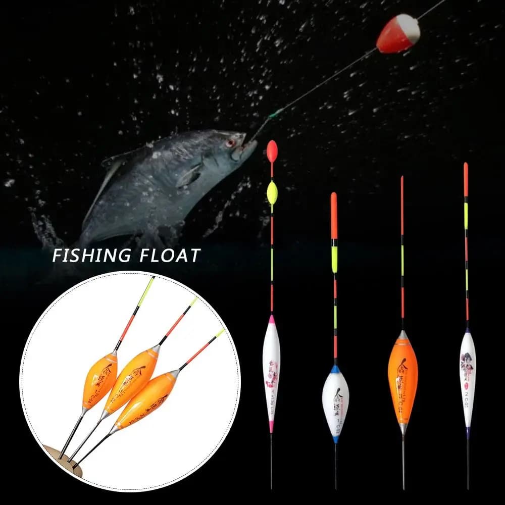 Day Night Fishing Light Float Weight Tail Bobber Rock fishing Floats Paulownia Wood Vertical drift Portable Ice Fishing Tackle