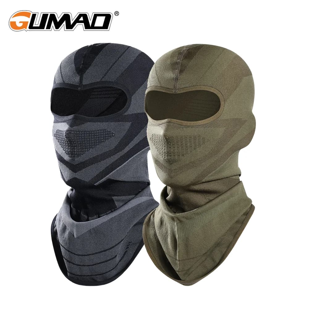 Waist Waist Full Face Mask Breathable hood Helmet Hat slipper Outdoor bicycle riding Cycling equipment
