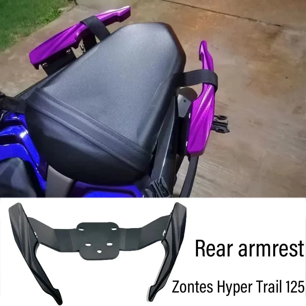 New Fit Zontes Hyper Trail 125 HyperTrail 125 Accessori moto Staffa bracciolo posteriore Corrimano Bracciolo passeggero posteriore