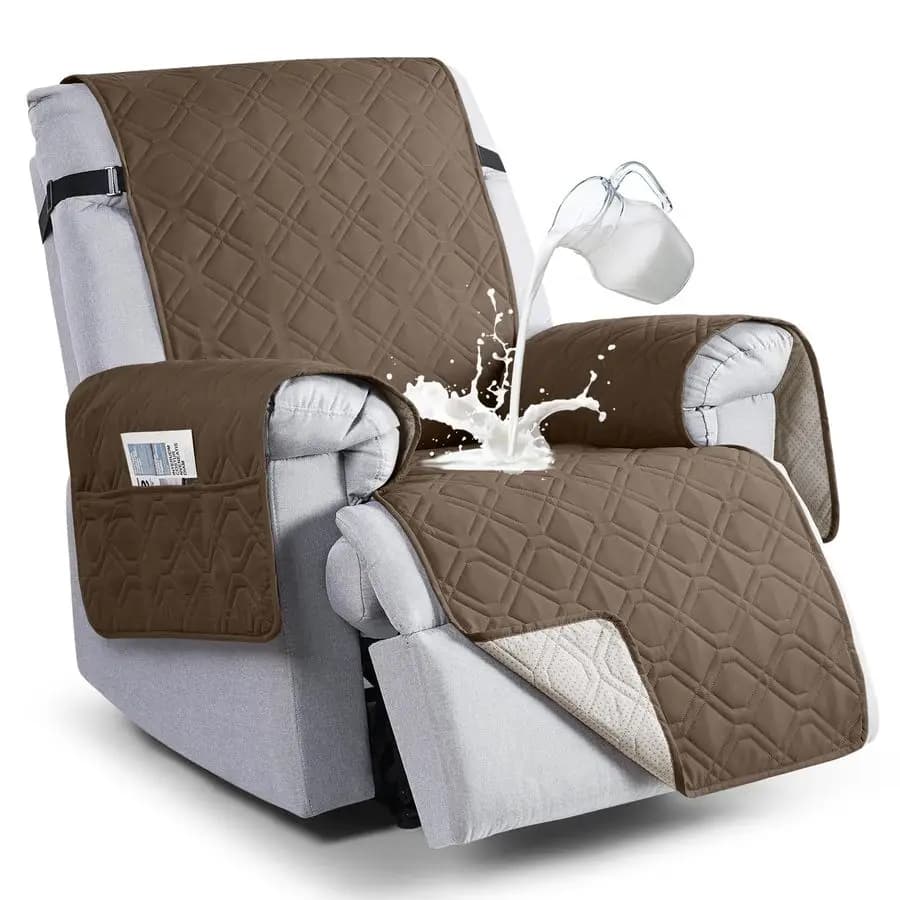 100% Waterproof Reclining Cover, Anti-Slip Cover for Dogs, Washable Protector for Pocket Furniture