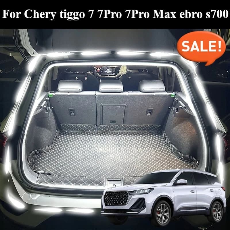 Per Chery tiggo 7 7Pro 7Pro Max ebro s700 2023-2025 Baule posteriore dell'auto Illumina la striscia LED di illuminazione Accessori flessibili impermeabili