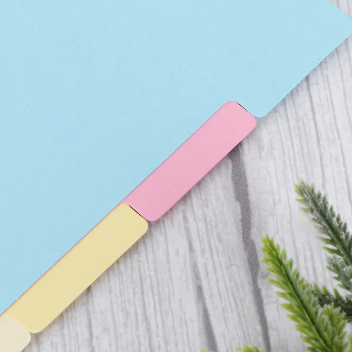 2 Set di Divisori per Indice A5 Colorati a 5 Linguette, Fogli a 6 Fori, Etichette Organizzative per Agenda e Quaderno