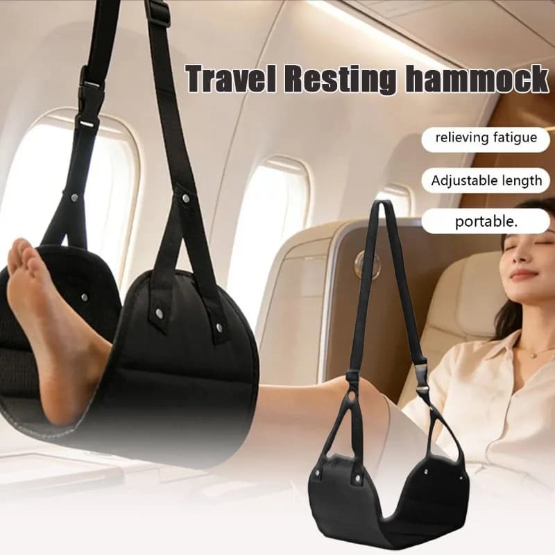 1-3PCS Adjustable Foot Hammock Portable Leg Rest Comfortable Support for Airplane Office Car Travel Relaxation Use