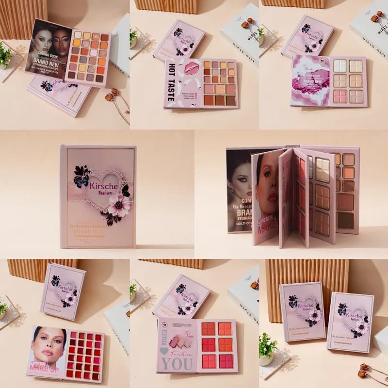 5 Layers Makeup Book Plate Matte Color Perlescent Foreign Trade Small Lot Book of Shadows For Durable Makeup