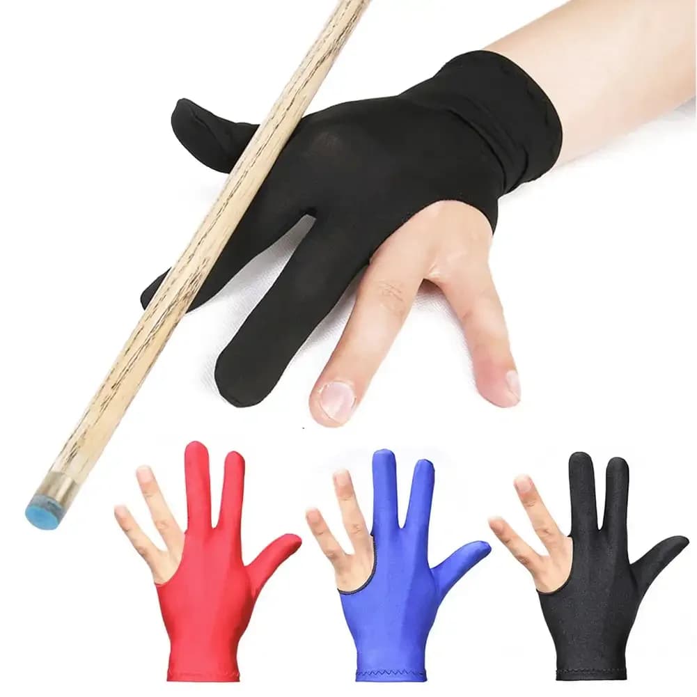 High QualityBilliard Cue Glove Pool Left Hand Open Three Finger Accessory Fitness Accessories for Men and Women