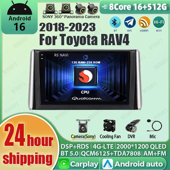 Android 16 Car Radio Multimedia Play For Renault RS Fluence Samsung SM3 2008 2010 2014 Android Auto Wireless Carplay 4G