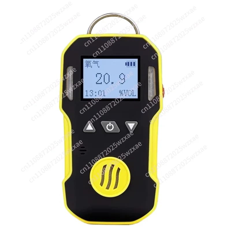 Rilevatore di Gas 4-in-1 Portatile per Monossido di Carbonio, Azoto, Ossigeno e Gas Tossici e Combustibili