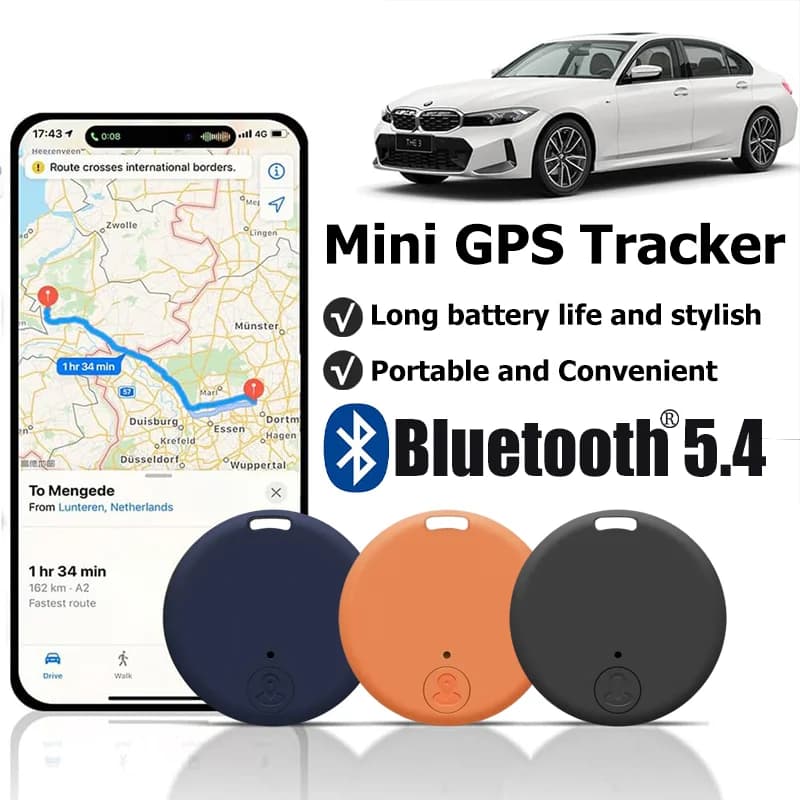 Localizzatore GPS Bluetooth 5.0 Lenovo Mini per Cani, Dispositivo Anti-Smarrimento per Animali Domestici, Bambini, Borse, Portafogli, Tracker Intelligente