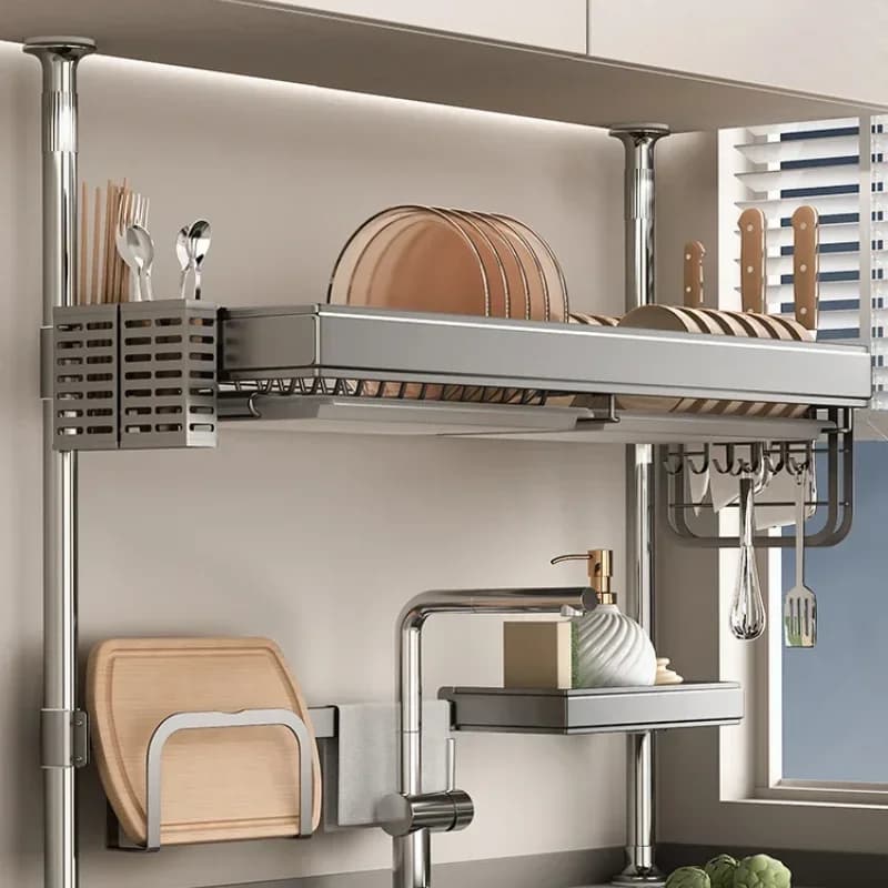 Top up kitchen holders, sink organizers, dishware dishware, vegetable sink holders, support plate holders