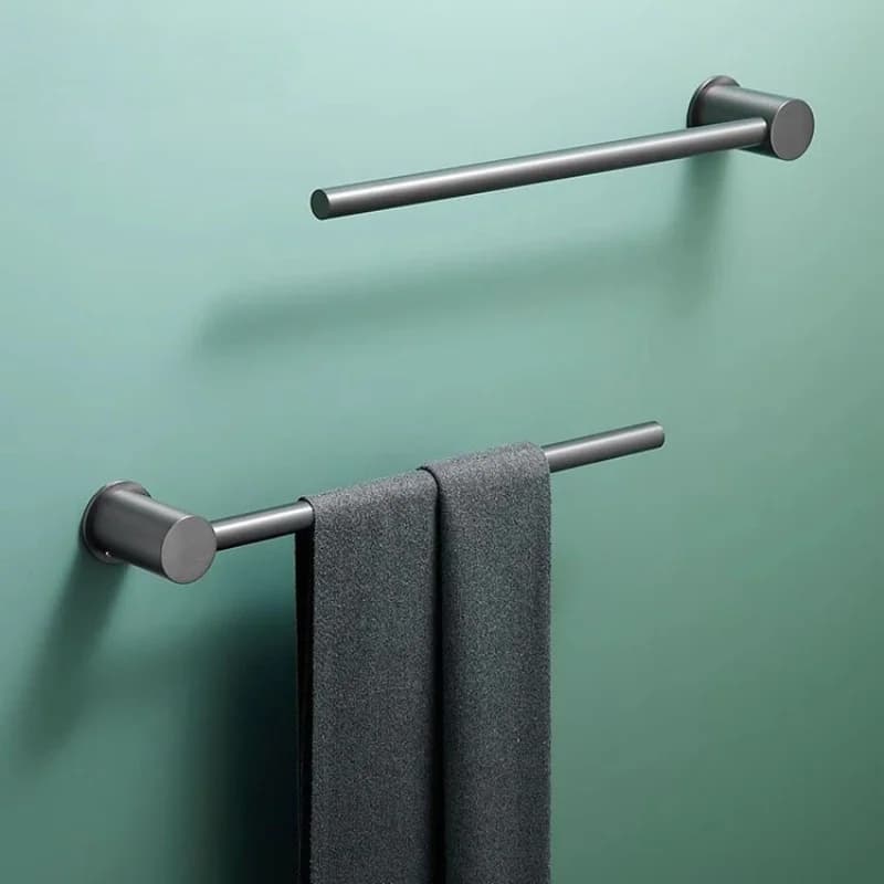 Black Bathroom Towel Bar Wall Mounted Brushed Gold Towel Rod Brass Towel Hanger Black Towel Holder White Towel Rail Towel Bar