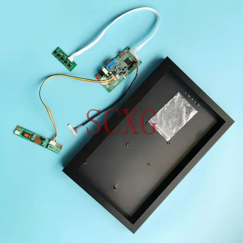 Fit LP140WX1 B140EW01 CLAA140WA01A 1CCFL 30 Pin LVDS Monitor LCD Custodia in metallo + 58C Controller Scheda di azionamento Kit fai da te 14 "1280*768