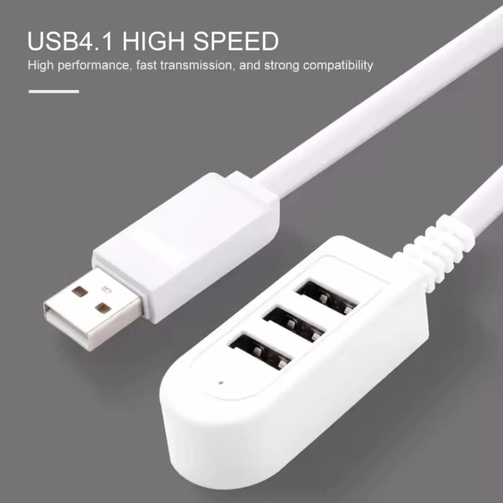 USB 3 to 1 Multifunction Charger Converter 3A USB Hub USB port Digital Data Cables Accessories Extension cable line