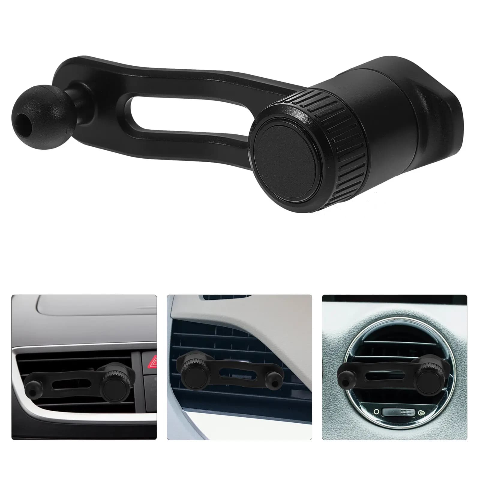 Supporto per telefono da auto con clip per presa d'aria universale da 17 mm, 2 pezzi, per auto e camion, supporto stabile per cellulare