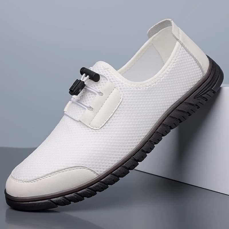 Mocassini Traspiranti da Uomo, Scarpe Casual Estive con Rete Traforata, Sandali Antiscivolo con Suola Morbida - HT666