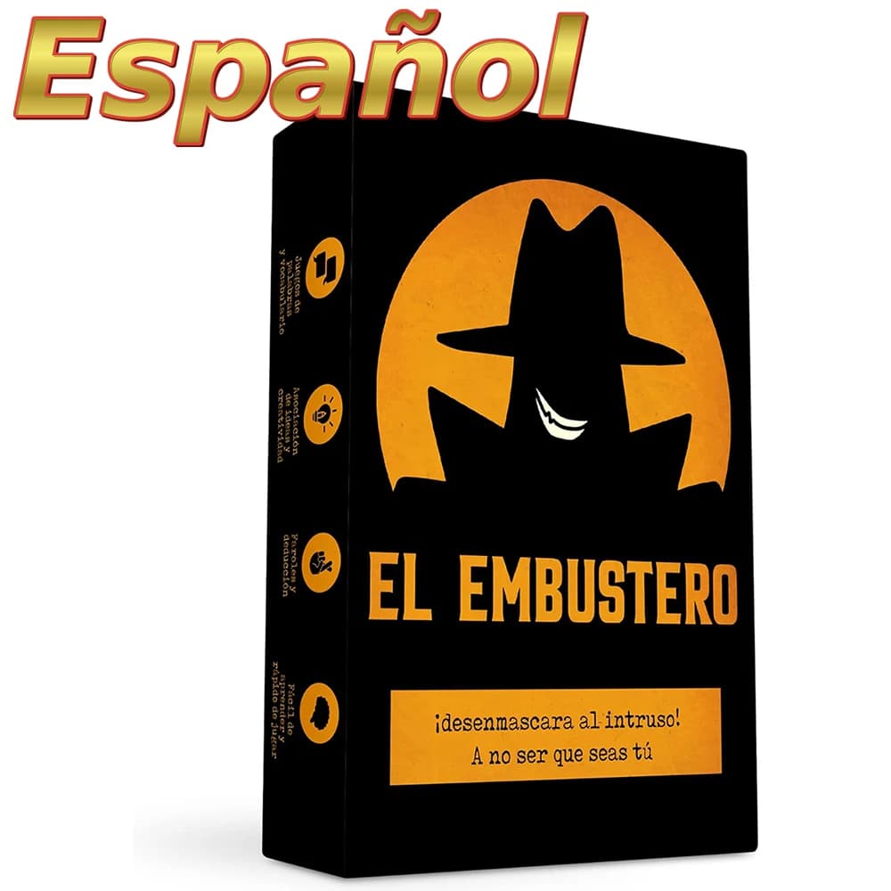 El Embustero: Gioco di Carte Divertente in Spagnolo per Feste, Svelare il Maligno tra Amici, Gioco di Strategia e Bluffing con Associazione Creativa di Parole