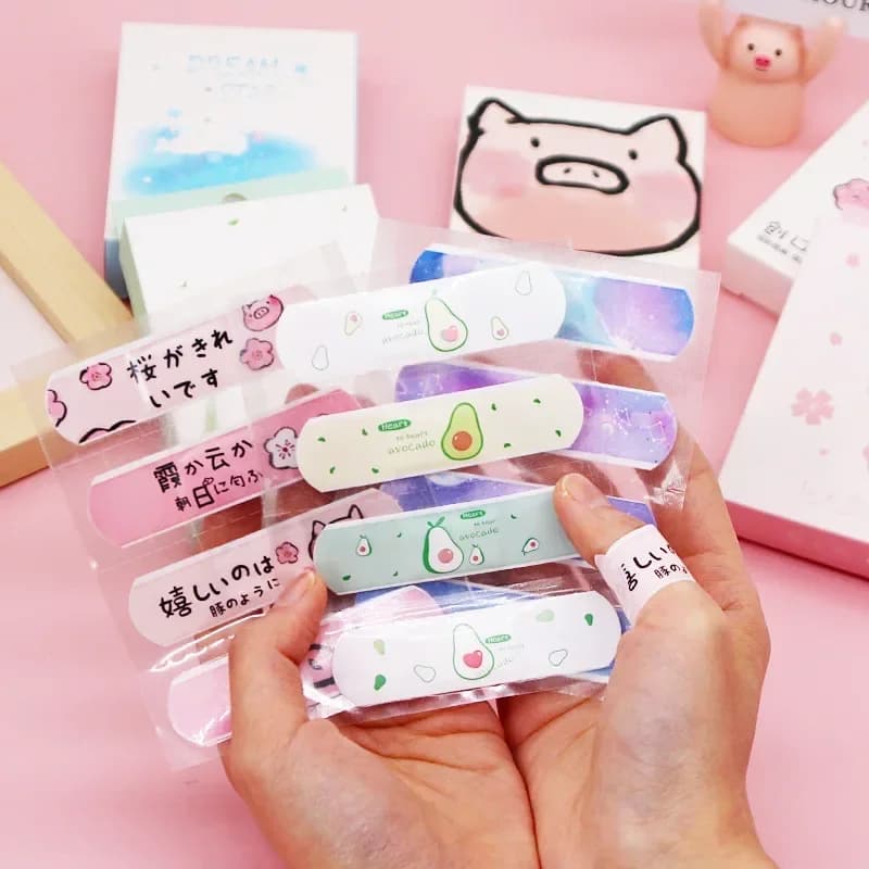 20 pz/set Traspirante Del Fumetto Cerotto Kawaii Strisce Mediche Patch di Pelle Medicazione della Ferita Cerotti per I Bambini Bende di Primo Soccorso
