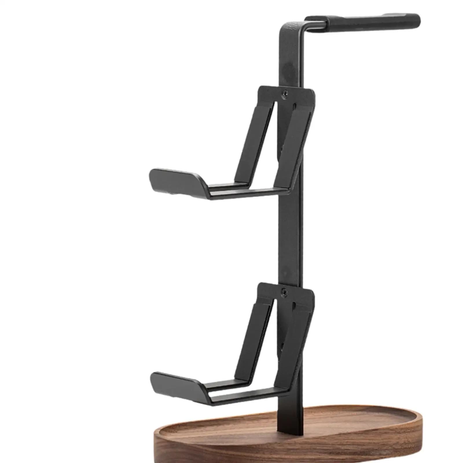 Controller and Headset Holder Wood Base Desktop Practical Anti Slip Headphone Display Stand Storage Organizer Birthday Gift