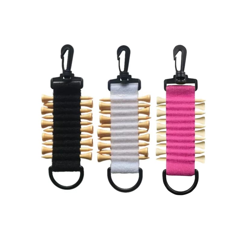 【SITLJIN•FAFAFAFA】Guanti da golf, fermagli per unghie con palla in velcro, trasporta velcro bifacciale possono essere pendenti, clip TEE per i fan