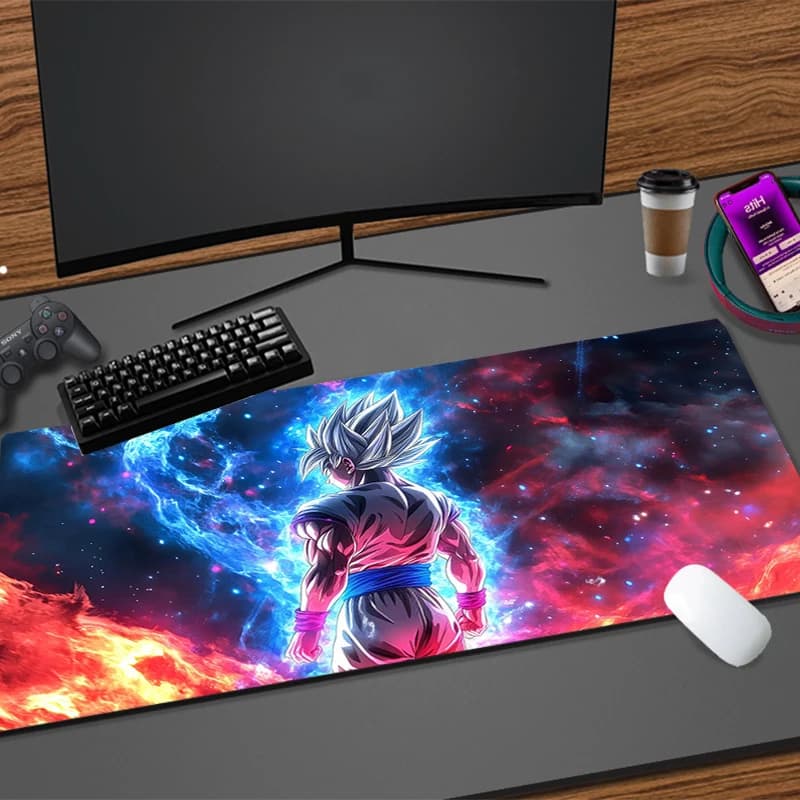Tappetino per mouse DBZ Dragon Ball Gamer PC Computer Grande 900x400 Nuovo tappetino da scrivania Tappetino per tastiera Anime Accessori da gioco Mousepad Tappeto