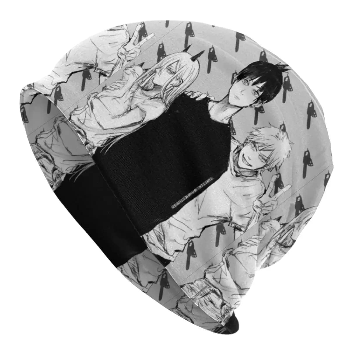 Chainsaw Man Manga Skullies Berretti Cappelli Hip Hop Berretto da sci unisex Caldo cofano multifunzione