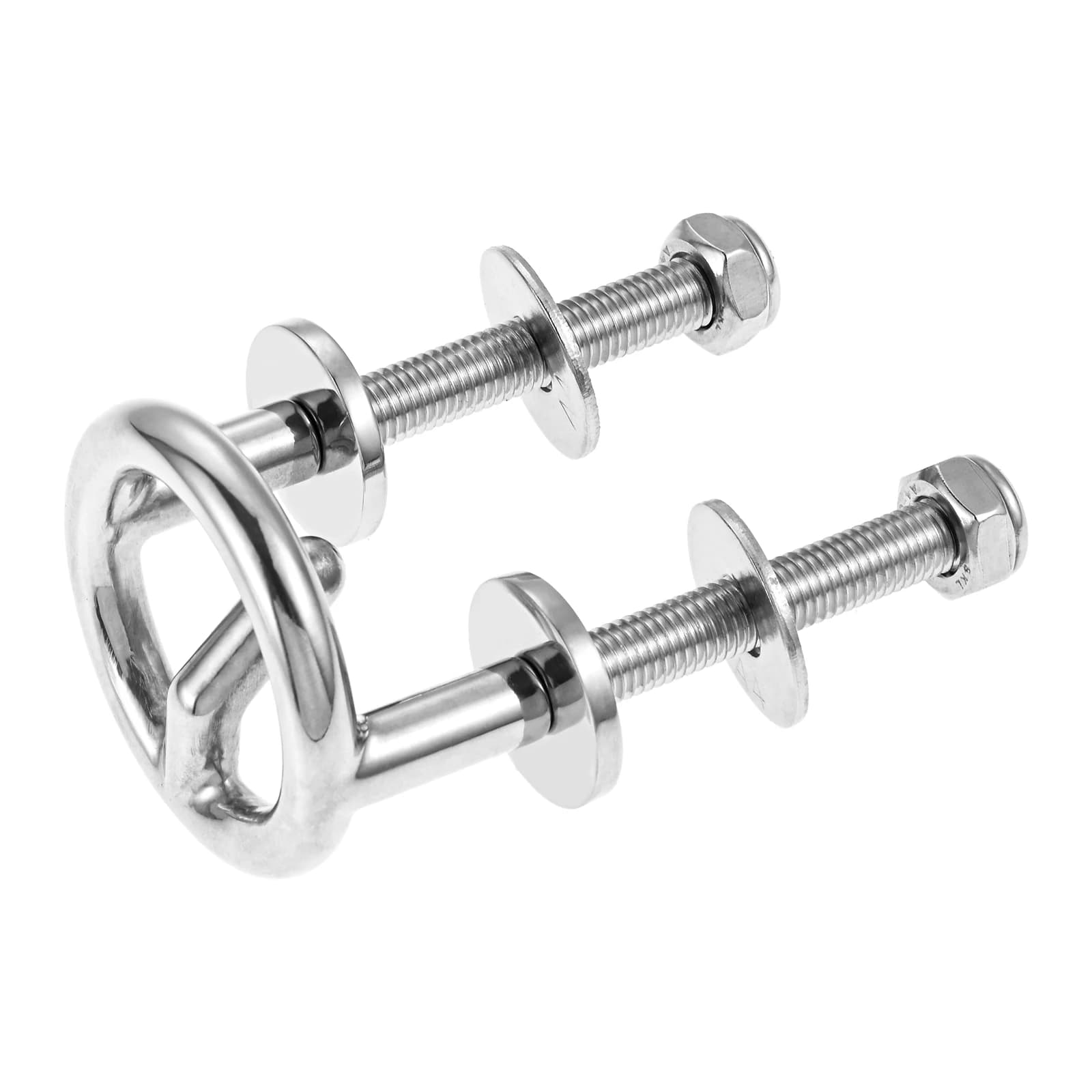 Staffa per gancio per fune per gancio per occhiello per sci nautico 316 in acciaio inossidabile marino resistente 1/2 anello da 2-1/4 "per yacht da barca da sci a bordo